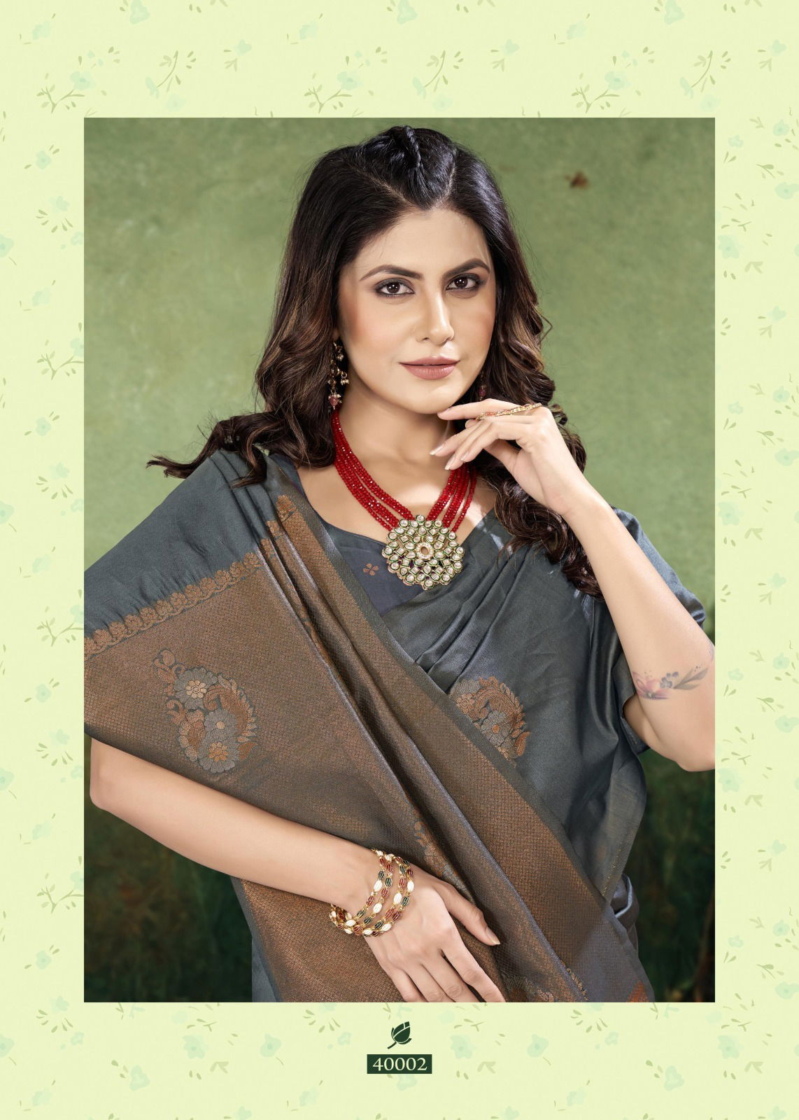 Sasha By The Fabrica Lichi Silk Designer Sarees Catalog